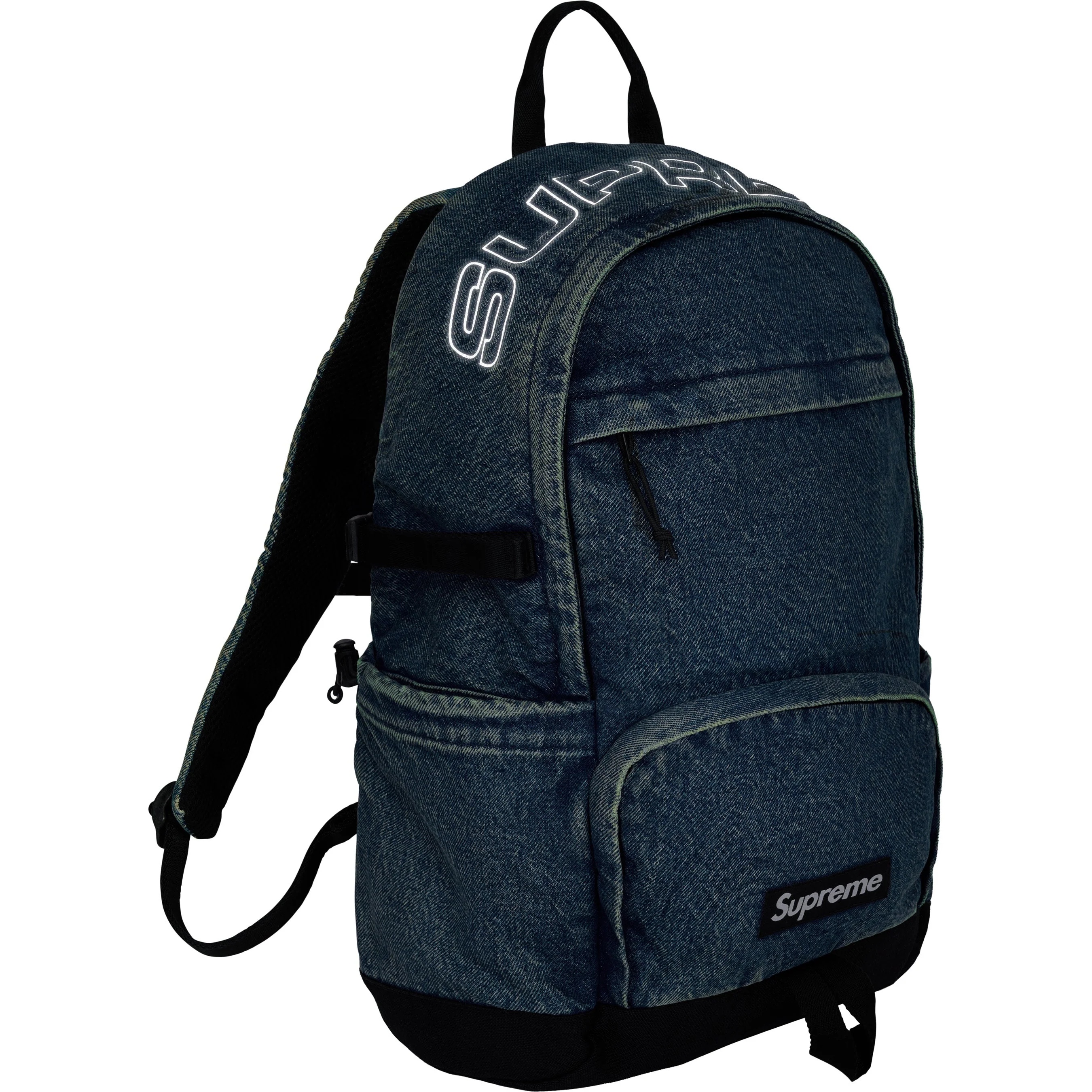 Denim Backpack view 4